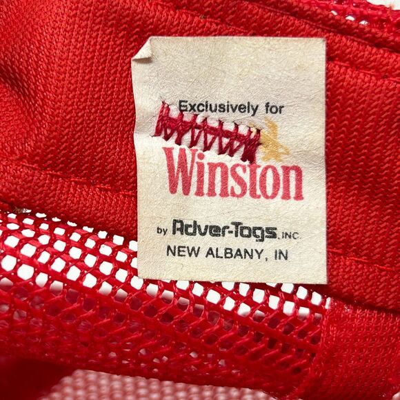 Vintage Super Bowl XXIII Trucker Hat Baseball Cap San Francisco 49ers 80s Red - Picture 11 of 13